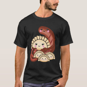 T-shirt Pierogi et Kielbasa Pologne Cuisine traditionnelle