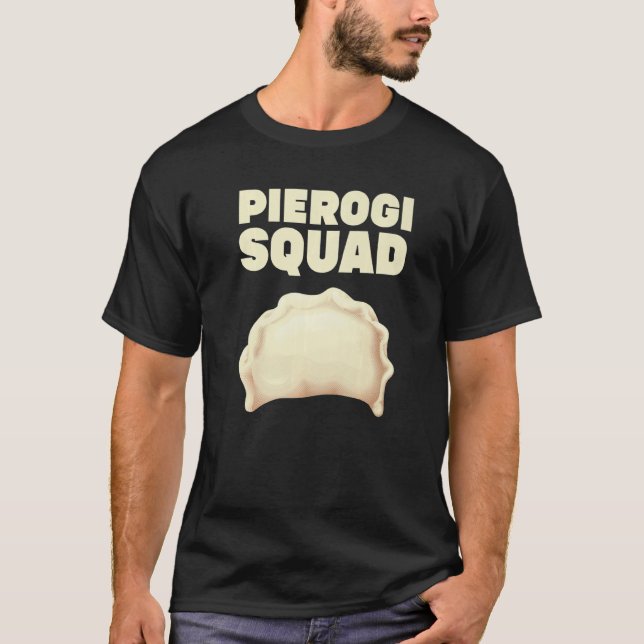 T-shirt Pierogi Hommes Femmes Polska Nourriture Polonaise  (Devant)