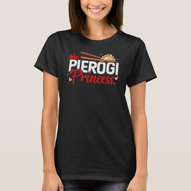 T-shirt Pierogi Princesse Pologne Piérogies Polonais Dumpl (Devant)