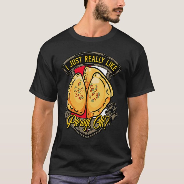 T-shirt Pierogies Pologne Nourriture polonaise Outdoor Pie (Devant)