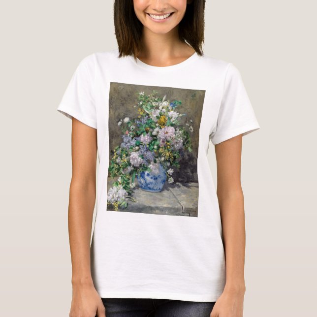 T-shirt Pierre-Auguste Renoir - Bouquet de printemps (Devant)