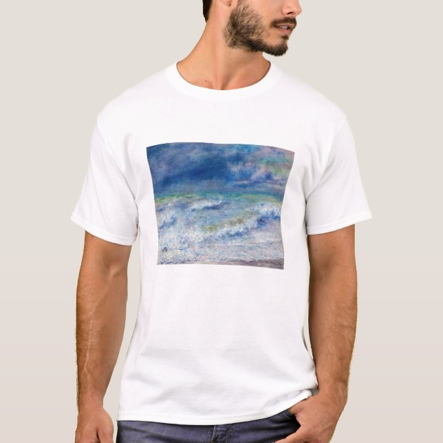 T-shirt Pierre-Auguste Renoir - La mer (Devant)
