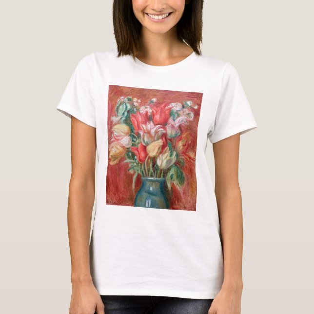 T-shirt Pierre-Auguste Renoir - Tulip Bouquet (Devant)