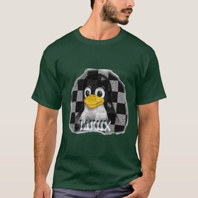 T-SHIRT PIERRE CHECKERED DE LINUX (Devant)