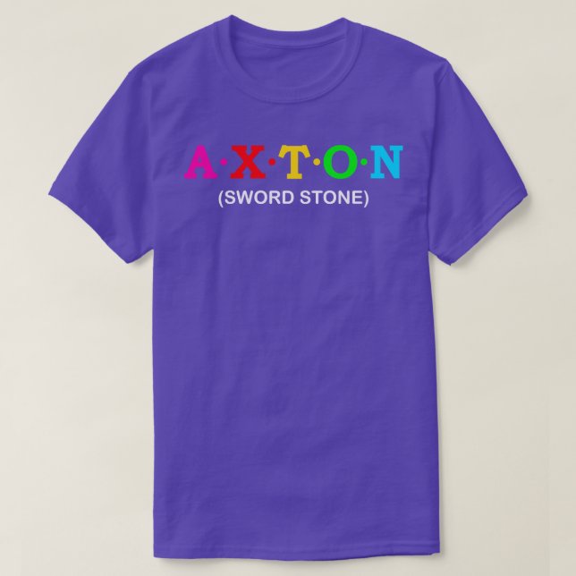T-shirt Pierre d'épée Axton (Design devant)