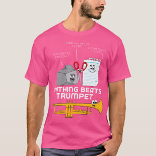 T-shirt Pierre Feuille Ciseaux Rien Ne Bats la Trompette