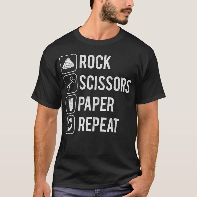 T-shirt Pierre Feuille Ciseaux S2 (101) (Devant)