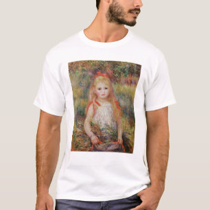 T-shirt Pierre fleurs de transport fille de Renoir d'une