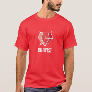 T-shirt Pierre gemme rouge rouge Rubyist