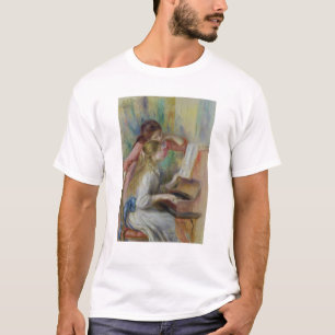 T-shirt Pierre jeunes filles de Renoir un au piano