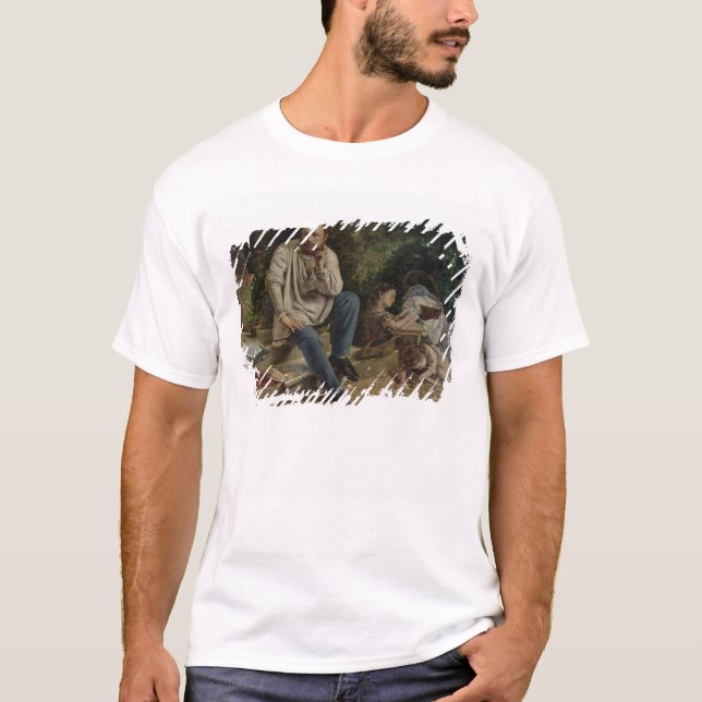 T-shirt Pierre Joseph Proudhon et ses enfants (Devant)