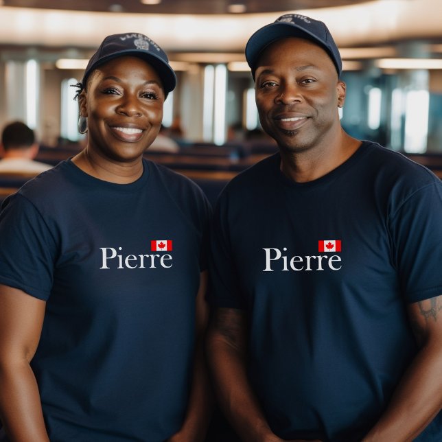 T-shirt Pierre Poilievre avec drapeau officiel du Canada f (Créateur téléchargé)