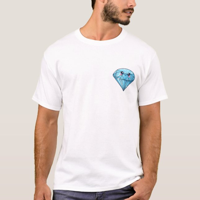 T-shirt Pierre précieuse scintillante (Devant)