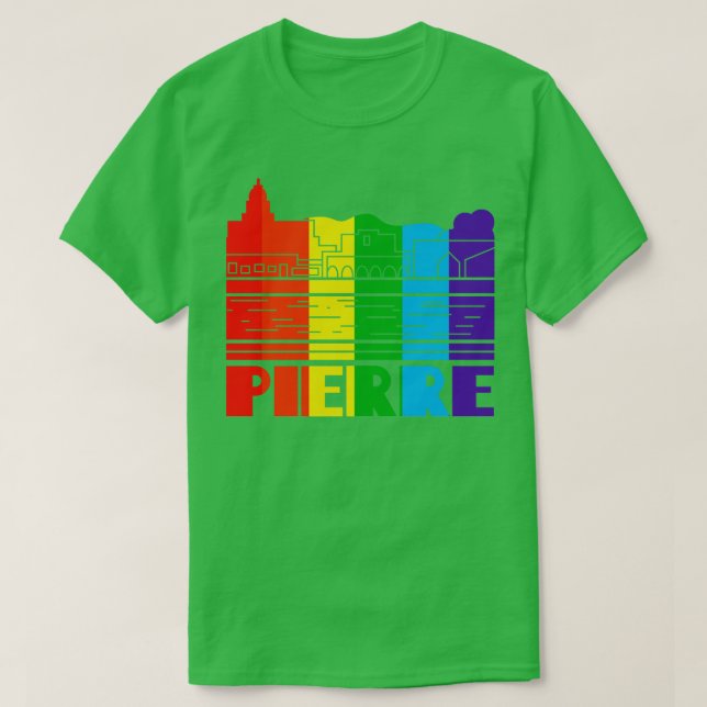 T-shirt Pierre Pride Pierre LGBT Don LGBTQ Supporter Tee (Design devant)