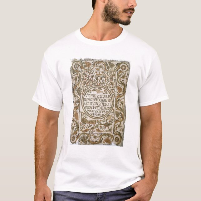 T-shirt Pierre tombale avec un épitaphe (Devant)