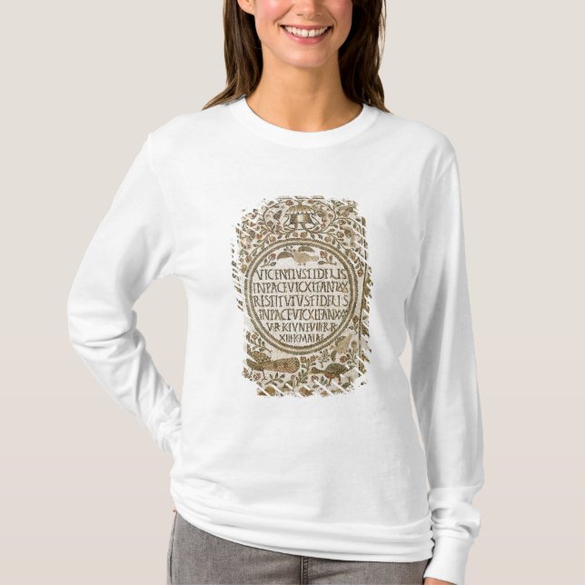 T-shirt Pierre tombale avec un épitaphe (Devant)