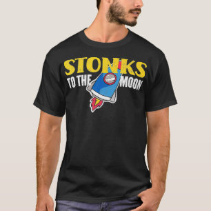 T-shirt Pierres À La Lune Drôle Jour Trader Stock Cadeau