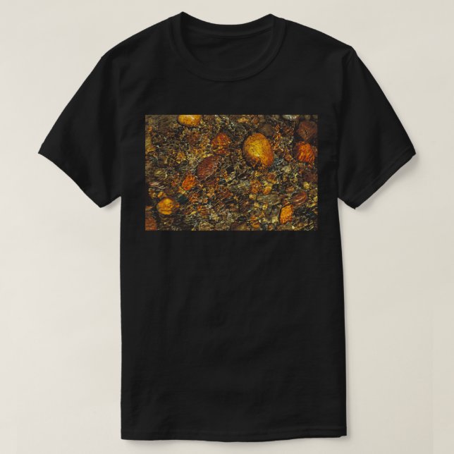 T-shirt Pierres dans mon Passway nature art beauté (Design devant)