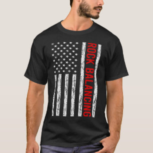 T-shirt Pierres de pierre à balancier rocher équilibre de