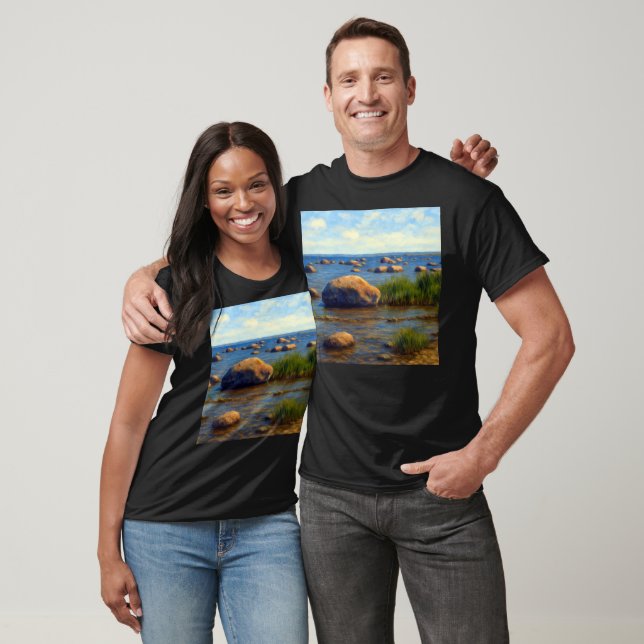 T-shirt Pierres de Vormsi (Unisexe)