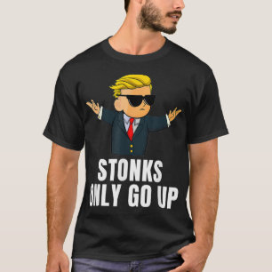 T-shirt Pierres ne montent que Wall Street paris Mème Trad
