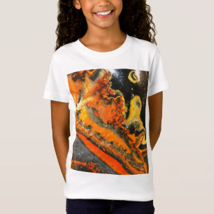 T-Shirt Pierres Orange Tournées