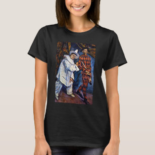 T-shirt Pierrot et Arlequin, Mardi Gras par Paul Cezanne