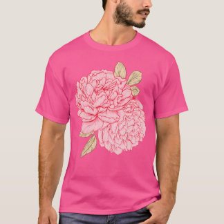 T-shirt Pies roses