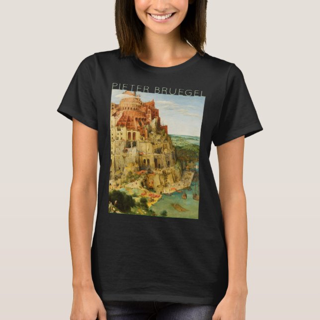 T-shirt Pieter Bruegel L'Ancien La Grande Tour de Babel (Devant)