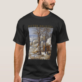 T-shirt Pieter Bruegel L'Ancien - Paysage D'Hiver Avec B