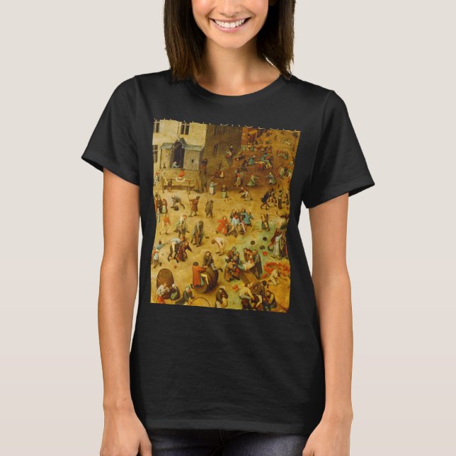 T-shirt Pieter Bruegel The Elder Children Jeux 2 (Devant)