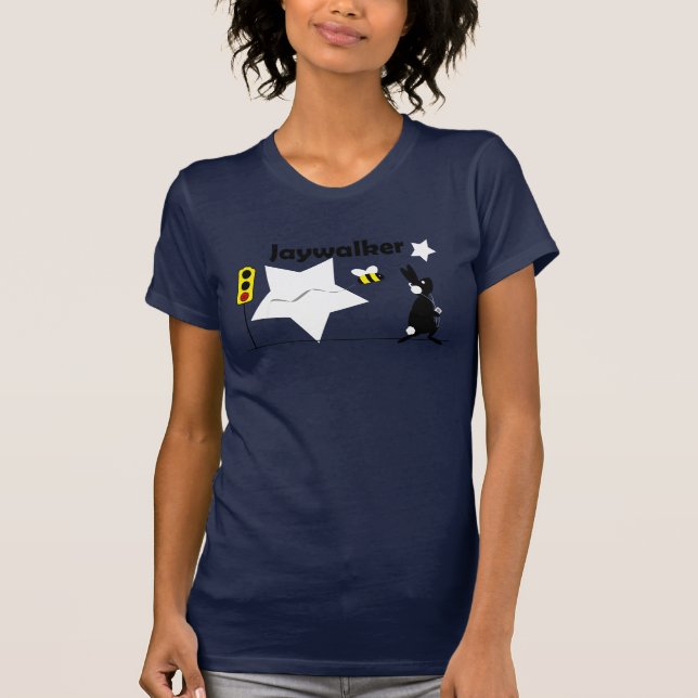 T-shirt piéton imprudent (Devant)