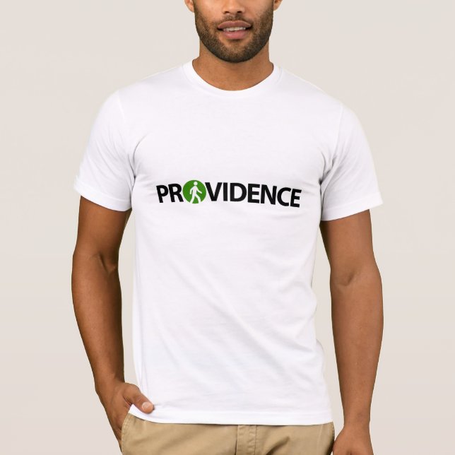 T-shirt piétonnier de "Providence" (Devant)