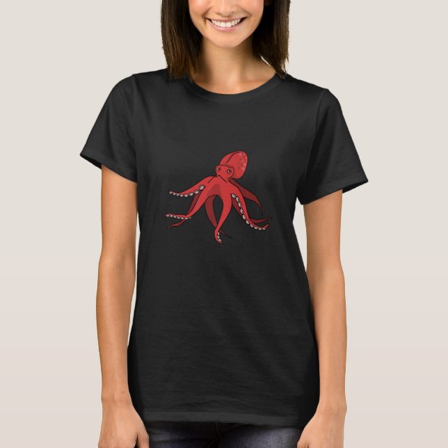 T-shirt Pieuvre de l'océan 1 (Devant)