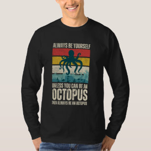 T-shirt Pieuvre Drôle Pour Hommes Femmes Enfants Amateurs