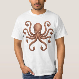T-shirt Pieuvre en colère