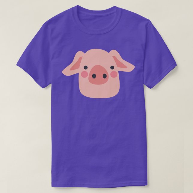 T-shirt Pig Animal Cute Premium4391  (Design devant)