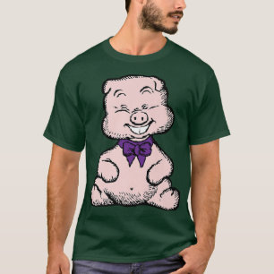 T-shirt Pig Cartoon Art Premium