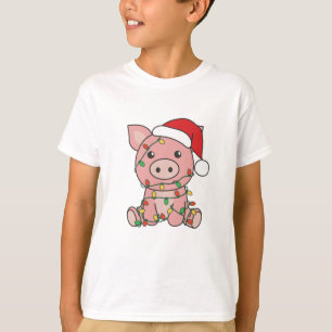 T-shirt Pig Christmas Winter Animals
