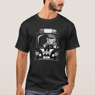 T-shirt Pig Cop, Hog Lover, Funny Amoureux des animaux De