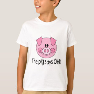 T-shirt Pig Dit Rose