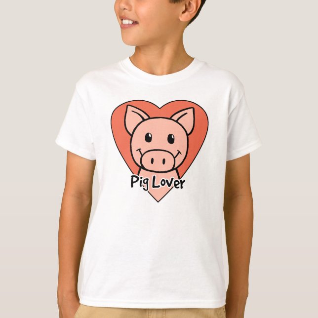 T-shirt Pig lover (Devant)