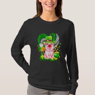 T-shirt Pig Magnifique St Patrick Day Amusant Porc Rose