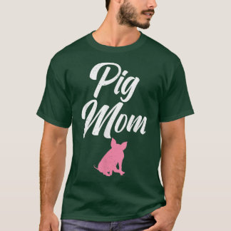 T-shirt Pig Maman Propriétaire de porc Cochon Fermier Coch
