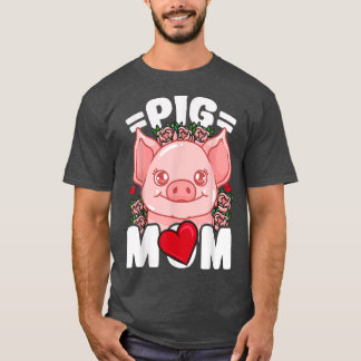 T-shirt Pig Mom 4581