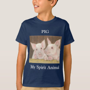T-shirt Pig Spirit Animal