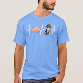T-shirt Pig Treeing Walker Coonhound Amoureux des chiens H