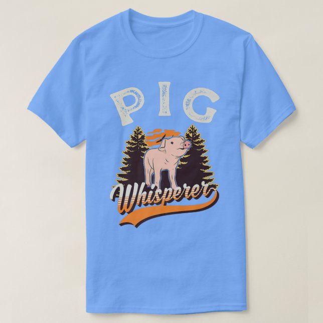 T-shirt Pig Whisperer Premium4927 (Design devant)