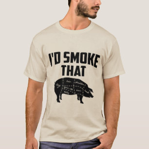 T-shirt pig-word barbecue