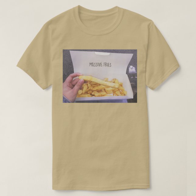 T-shirt Pigeon 2 aux Fries massives (Design devant)